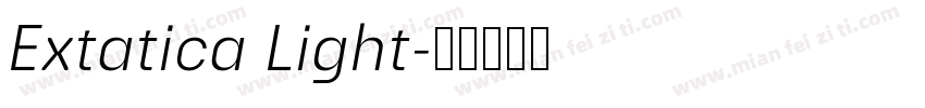 Extatica Light字体转换